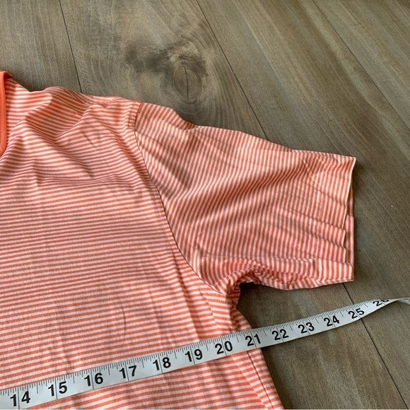 Brooks Brothers men’s double mercerized cotton striped short sleeve polo medium - Picture 4 of 5